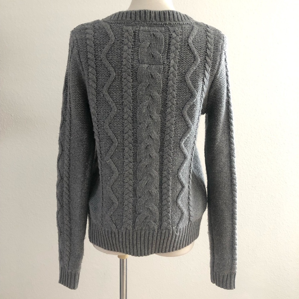 Aerie Charcoal Sweater Cardigan - Picture 6 of 8